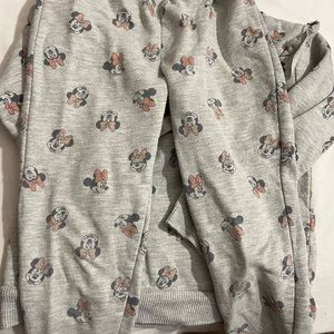 Toddler girls Disney Minnie Mouse sweat set